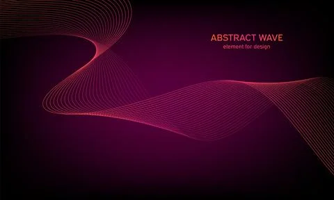 Abstract wave element for design. Digital frequency track equalizer. Styliz.. Stock Illustration