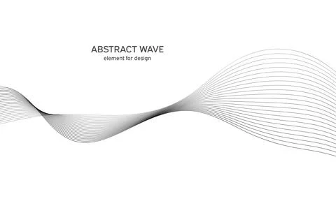 Abstract wave element for design. Digital frequency track equalizer. Styliz.. Stock Illustration