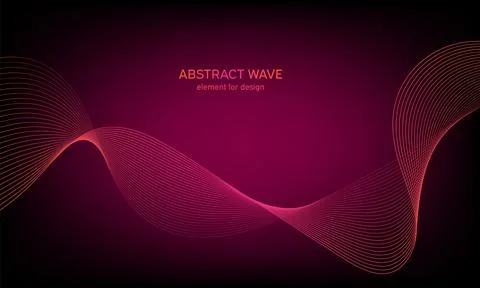 Abstract wave element for design. Digital frequency track equalizer. Styliz.. Stock Illustration