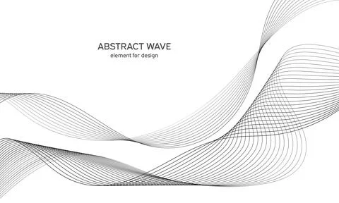 Abstract wave element for design. Digital frequency track equalizer. Styliz.. Stock Illustration