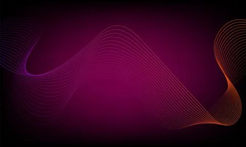 Abstract wave element for design. Digital frequency track equalizer. Stylized Stock Illustration