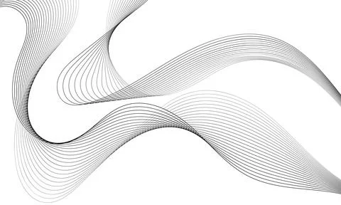 Abstract wave element for design. Digital frequency track equalizer. Stylized Illustrazione stock