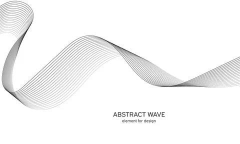 Abstract wave element for design. Digital frequency track equalizer. Styliz.. Illustrazione stock
