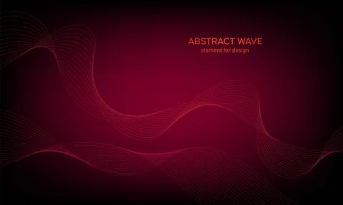 Abstract wave element for design. Digital frequency track equalizer. Stylized Stock Illustration