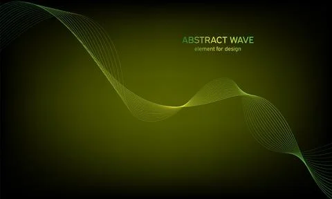 Abstract wave element for design. Digital frequency track equalizer. Stylized Illustrazione stock