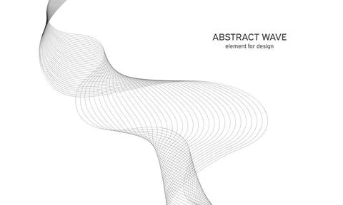 Abstract wave element for design. Digital frequency track equalizer. Styliz.. Illustrazione stock