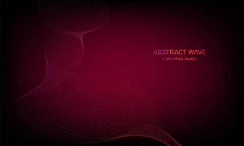 Abstract wave element for design. Digital frequency track equalizer. Styliz.. Stock Illustration