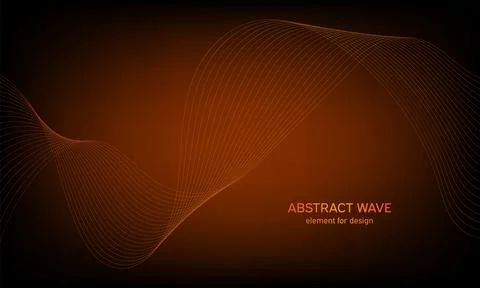 Abstract wave element for design. Digital frequency track equalizer. Styliz.. Stock Illustration
