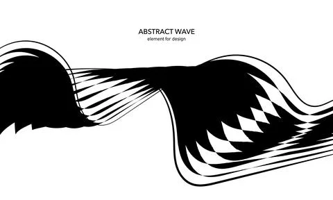 Abstract wave element for design. Digital frequency track equalizer. Styliz.. Stock Illustration
