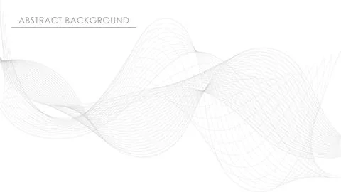 Abstract wave element for design. Digital frequency track equalizer. Stylized Stock Illustration