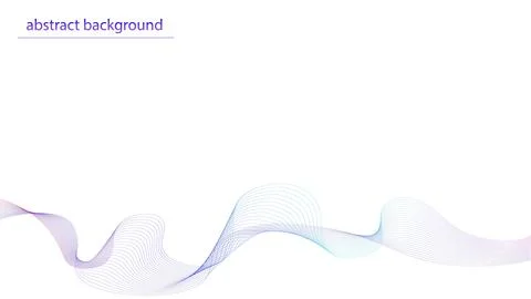 Abstract wave element for design. Digital frequency track equalizer. Stylized Stock Illustration