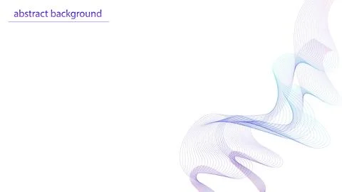 Abstract wave element for design. Digital frequency track equalizer. Stylized Stock Illustration