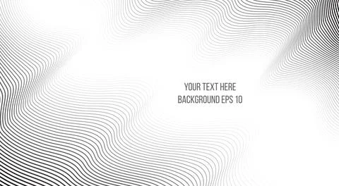 Abstract wave element for design. Digital frequency. Stock Illustration