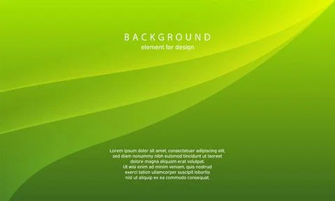 Abstract wave element for design. Green. Digital frequency track equalizer. S Stock Illustration