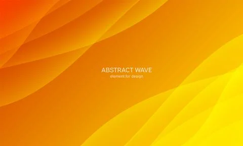 Abstract wave element for design. Orange.Digital frequency track equalizer. S Stock Illustration