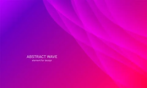 Abstract wave element for design. Pink. Digital frequency track equalizer. St Stock Illustration