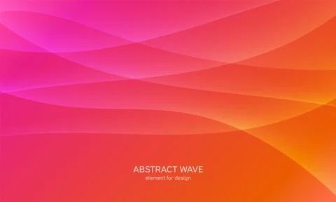 Abstract wave element for design. Pink. Digital frequency track equalizer. St Stock Illustration