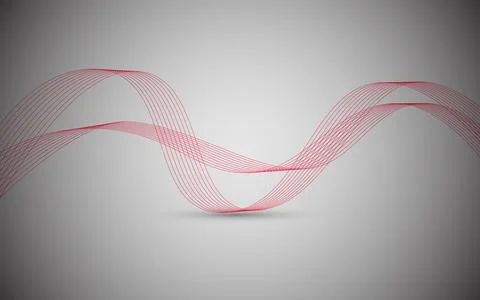 Abstract wave elements for design. Digital frequency track equalizer. Styli.. Illustrazione stock