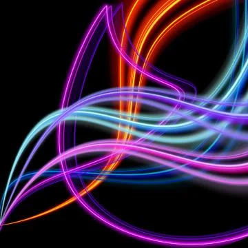 Abstract wave energy Stock Illustration