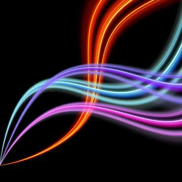 Abstract wave energy Stock Illustration