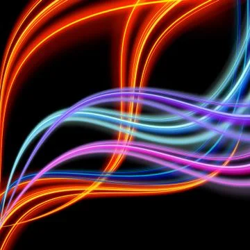 Abstract wave energy Stock Illustration