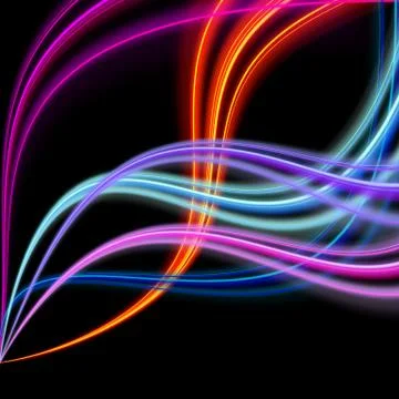 Abstract wave energy Stock Illustration