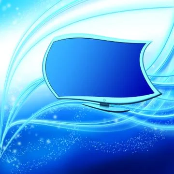 Abstract wave energy Stock Illustration
