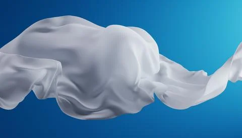 Abstract wave fabric movement dynamic. Stock Illustration