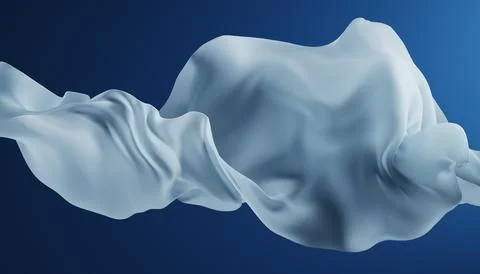 Abstract wave fabric movement dynamic. Stock Illustration
