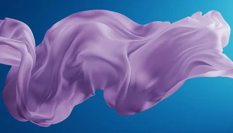 Abstract wave fabric movement dynamic. Stock Illustration