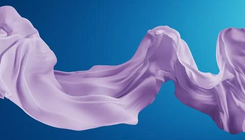 Abstract wave fabric movement dynamic. Stock Illustration