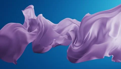 Abstract wave fabric movement dynamic. Stock Illustration