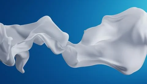Abstract wave fabric movement dynamic. イラスト素材