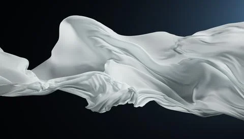 Abstract wave fabric movement dynamic. イラスト素材