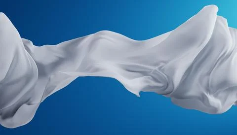 Abstract wave fabric movement dynamic. Illustrazione stock