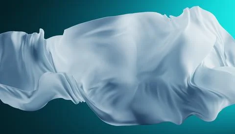 Abstract wave fabric movement dynamic. Illustrazione stock