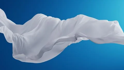 Abstract wave fabric movement dynamic. Stock Illustration