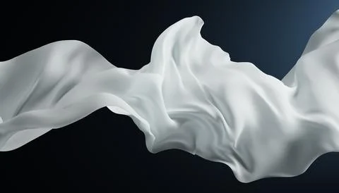Abstract wave fabric movement dynamic. Stock Illustration