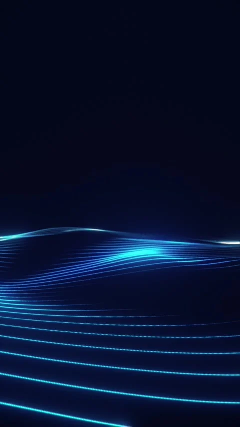 Abstract wave flow Stock Footage 313813325