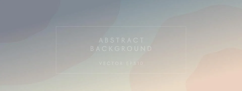 Abstract wave fluid shape modern gradient  background combined delicate color Stock Illustration