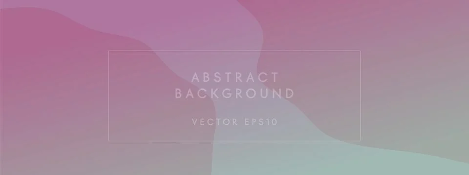 Abstract wave fluid shape modern gradient  background combined delicate color Stock Illustration