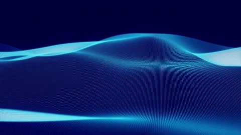 Abstract wave futuristic background digital corporate Stock Footage 345670612