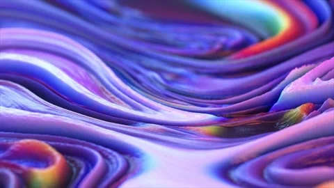 Abstract wave geometric lava background, 4k Stock Footage 243586359