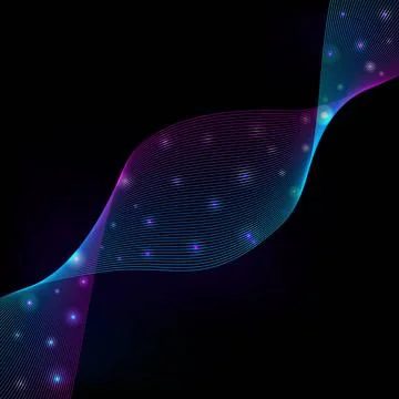 Abstract wave glow lines background design Abstract wave lines background,... Stock Photos