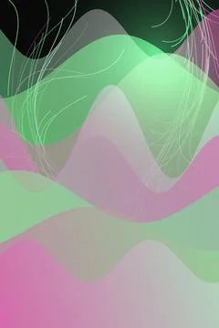 Abstract Wave Gradient Background Stock Illustration