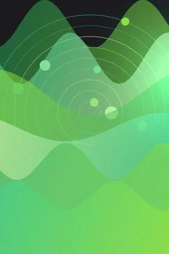Abstract Wave Gradient Background Stockfoto's