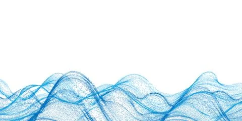 Abstract wave. Gradient from dots , black dotwork grain texture. 스톡 일러스트