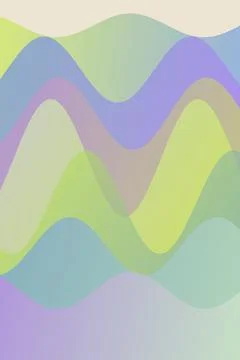 Abstract Wave Gradient Pattern Stock Photos
