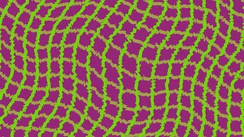 Abstract wave grid pattern with purple and green colors イラスト素材