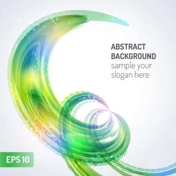 Abstract wave Stock Illustration